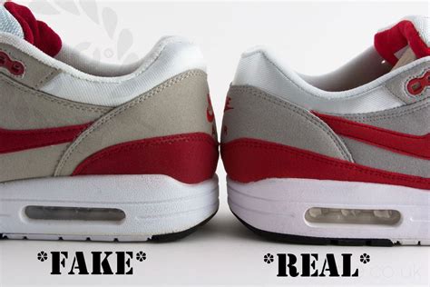 nike air max 1 red tinker fake vs real|counterfeit nike air max nose.